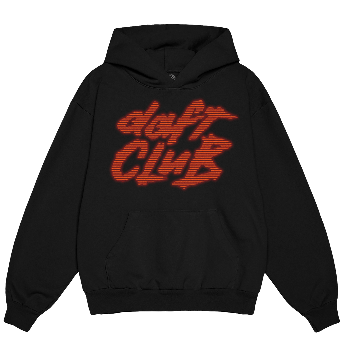 Felpa con cappucio logo Daft Club