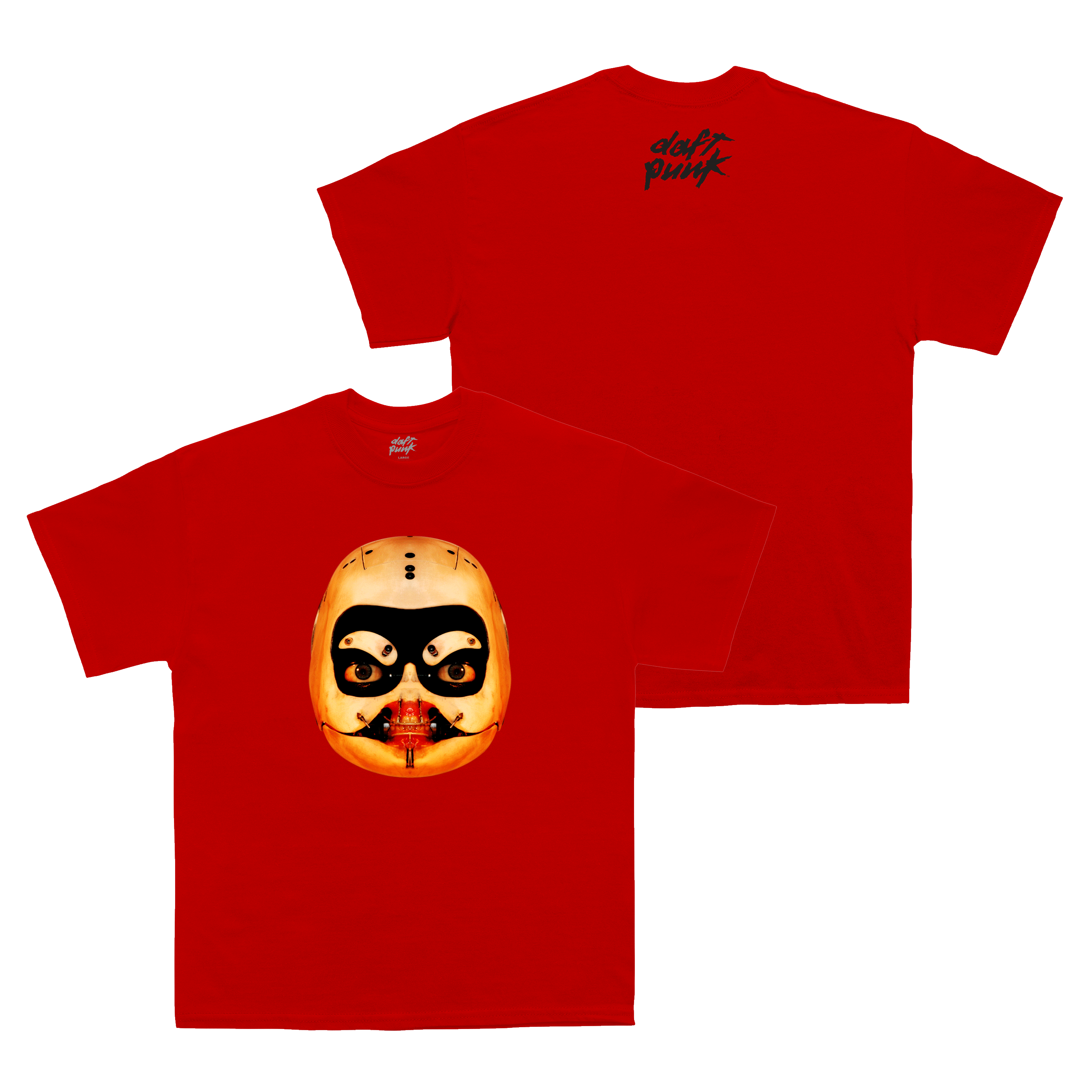 Human After All Red Technologic T-Shirt – Daft Punk