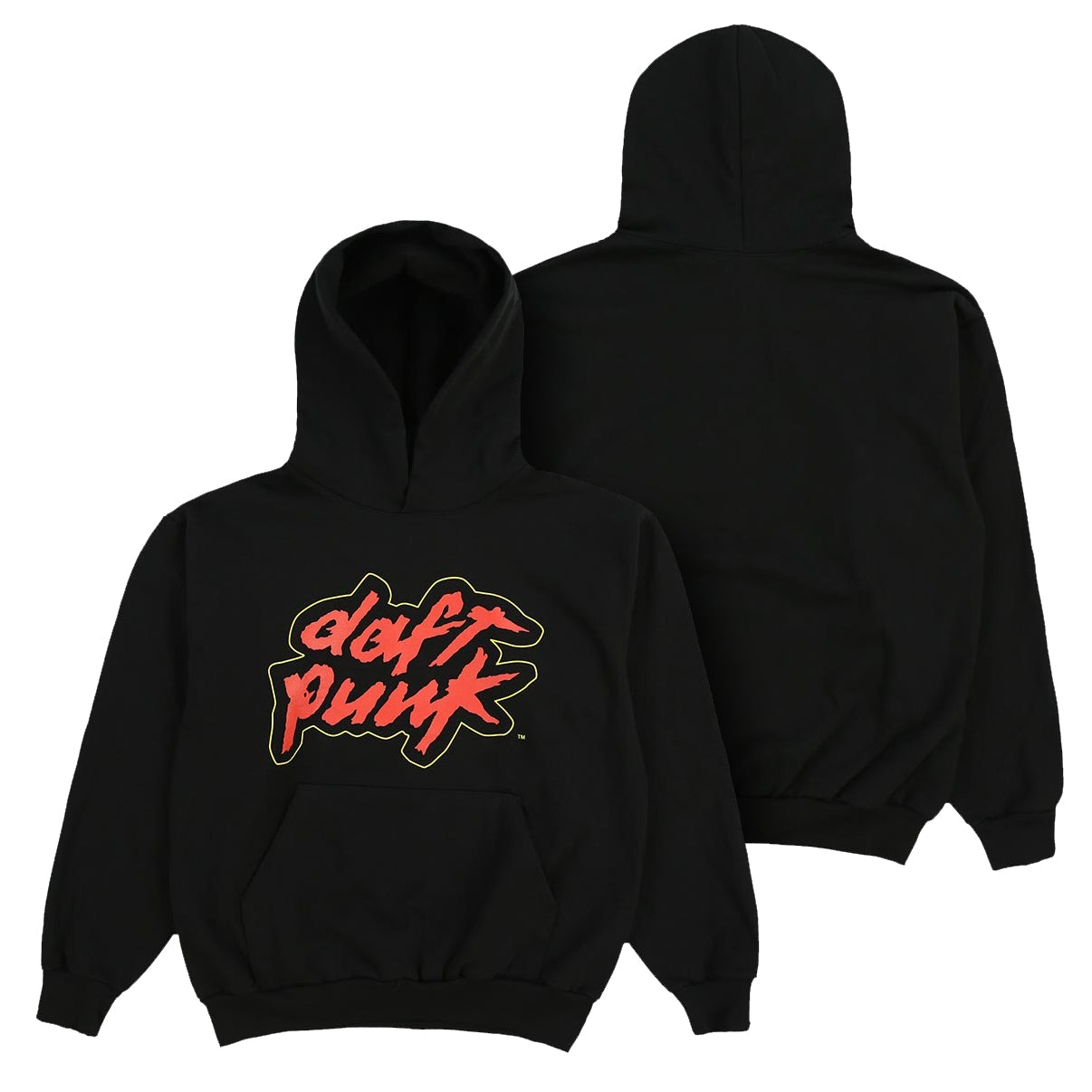 CLASSIC DAFT PUNK LOGO - HOODIE NOIR