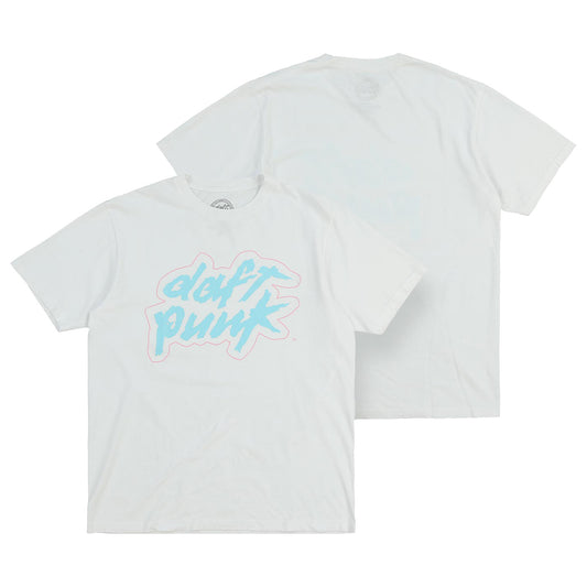 DAFT PUNK LOGO - WHITE T-SHIRT
