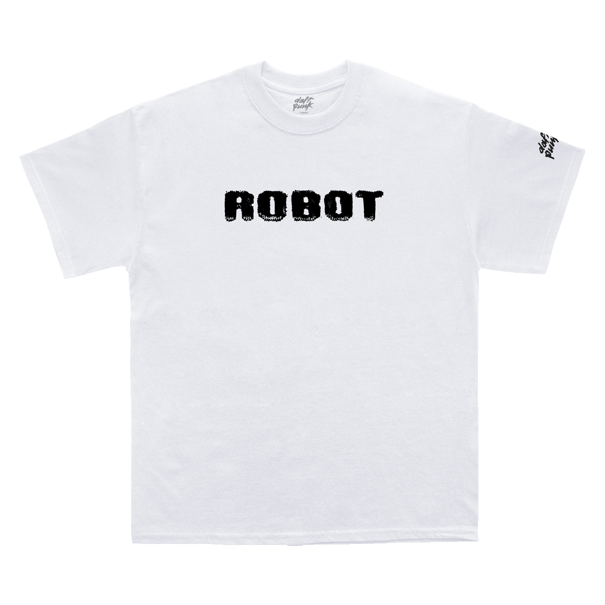 Human After All White Robot T-Shirt
